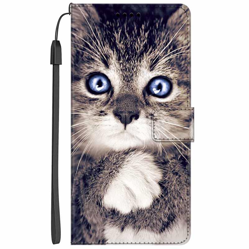 Leather Book Cover For Xiaomi Poco C40 Case Wallet Flip Cat Coque For Xiaomi Poco X4 Pro 5G / M4 Pro 4G Case Protection X3Pro