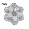 3D Flower Wall Art Resin Decoration Modern Floral Sculpture Living Room Hanging Ornament for Room Home Office