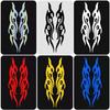 2Pcs 30/40/50cm Car Motorcycle Sticker Flames Reflective Decal Sticker Decoration Decals Vinyl Waterproof Motorcycle Accessories