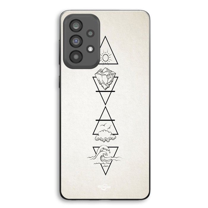 Coque Pour Samsung Galaxy A53 Les 4 éléments sacrés spirit Maniacase
