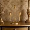 Retro 3 Arm Iron Candelabra Taper Candlestick Candle Holders For Table Centerpiece And Ambients Lighting Home Decoration