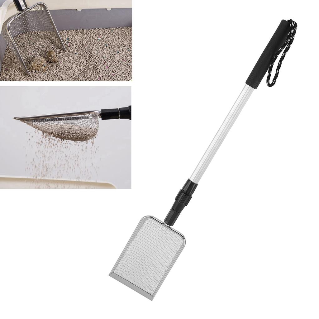 Chicken Poop Scoop    Stainless Steel Metal Litt  Scoop   Handle Cat Litt  Sift  for Home