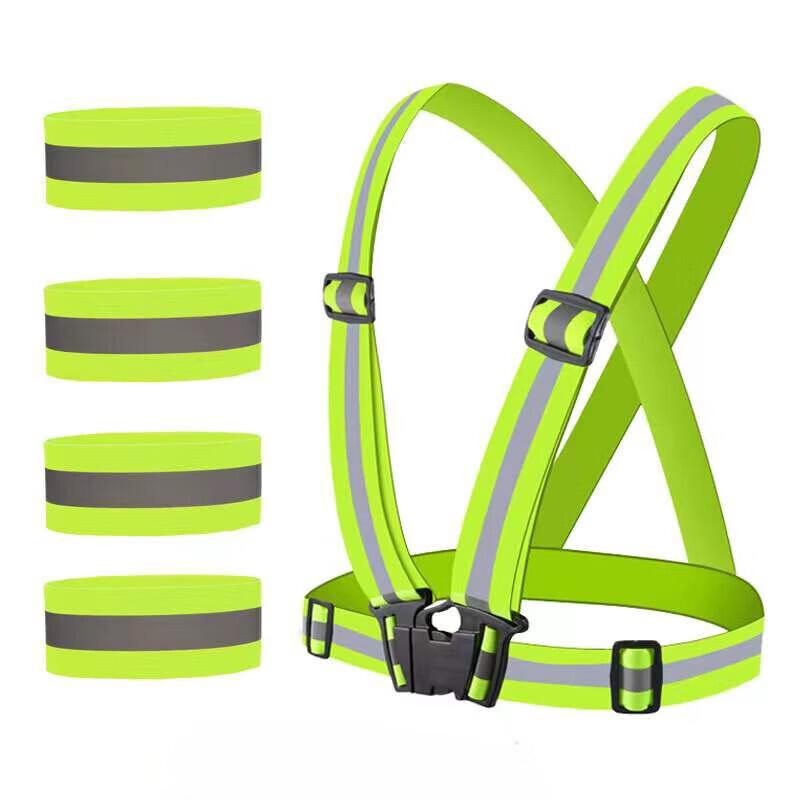 OLOMM Reflective Vest and Armband Set