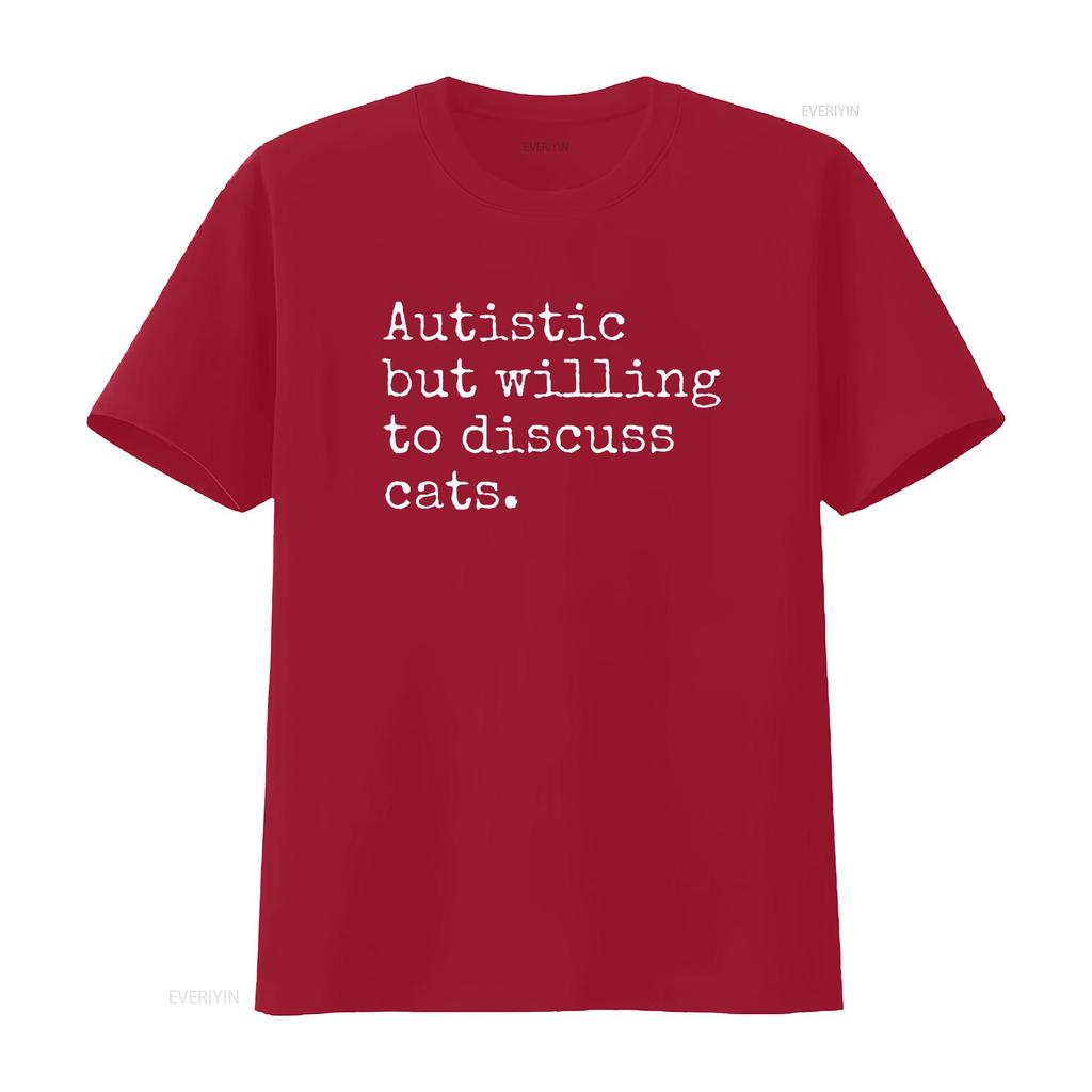 Autism Autistic Asd Aspie Feline Animal Kitten Cat Unique T Shirt for Women Trendy and Fashionable with Bold Prints Vintage