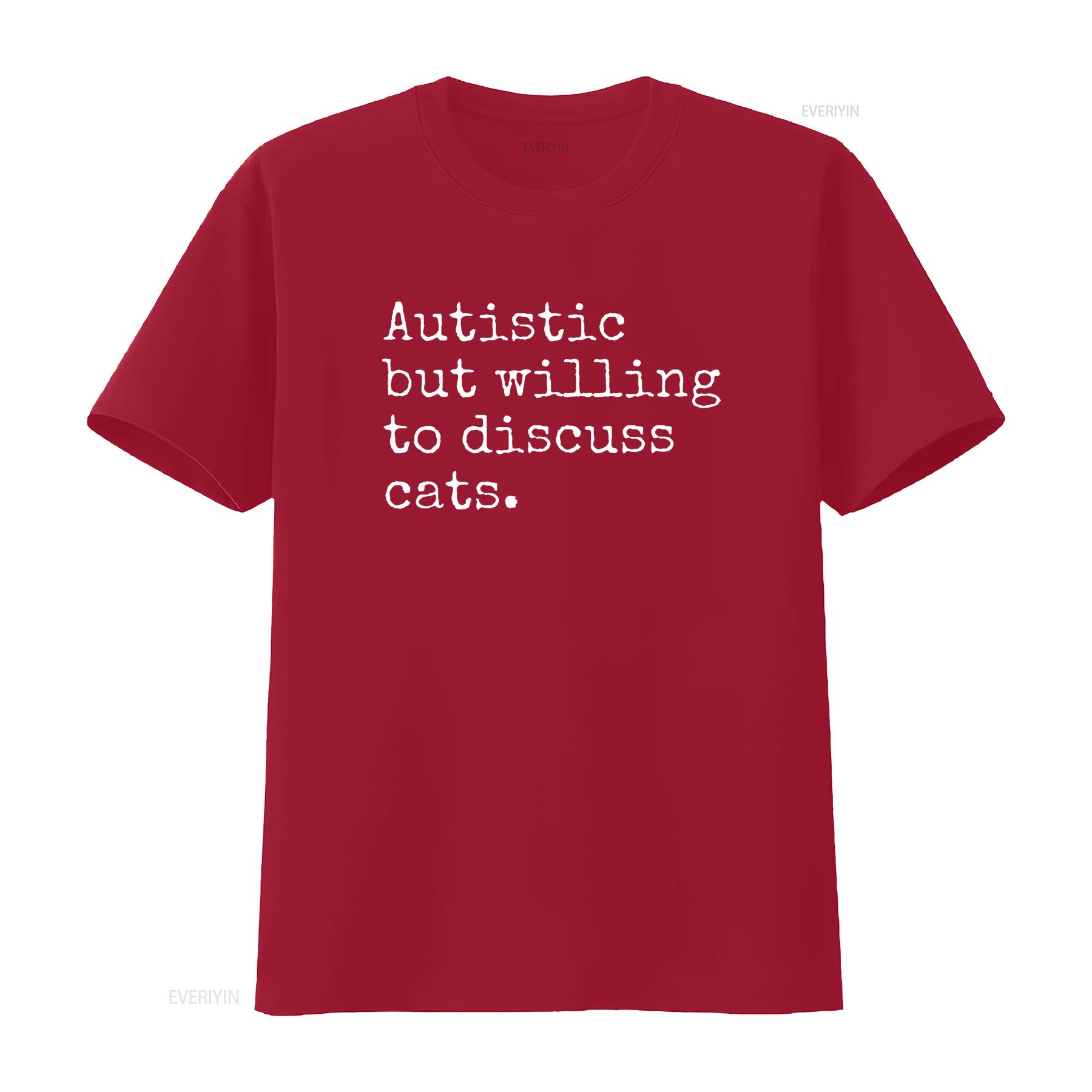 Autism Autistic Asd Aspie Feline Animal Kitten Cat Unique  T Shirt for Women Trendy and Fashionable with Bold Prints vintage S