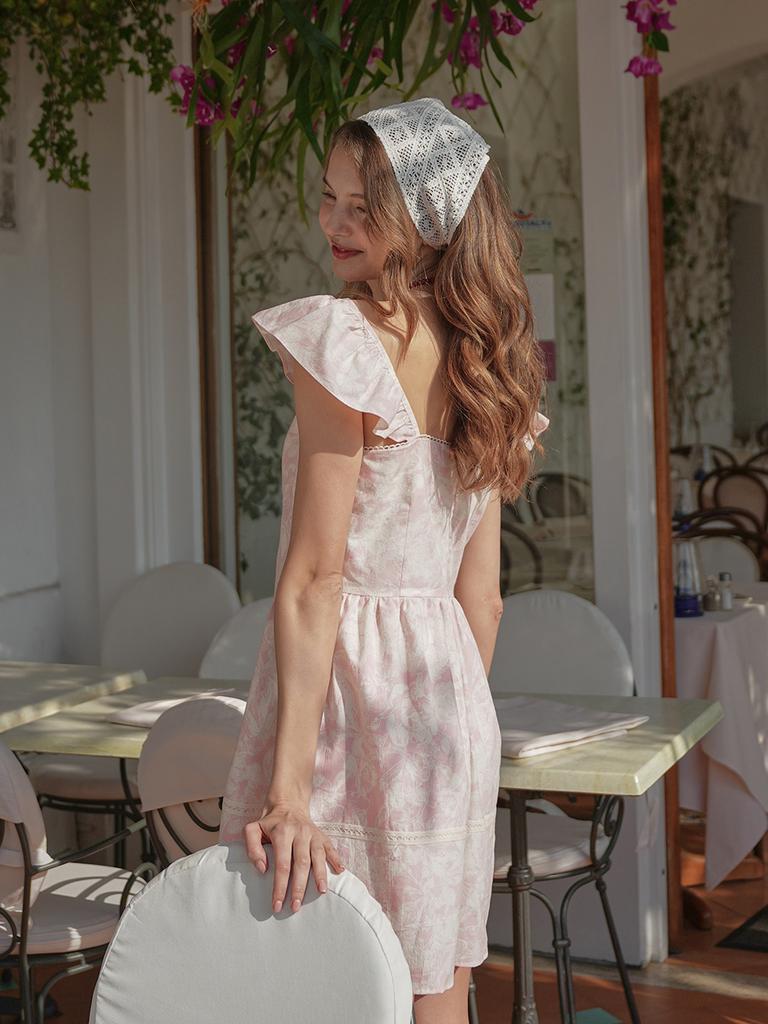 Laengaenlu Michele Mini Dress (Michele)_Pink