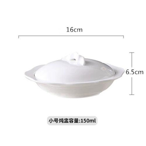 White Ceramic Bowl Candle Heating Tableware Soup Bowls Fruit Salad Bowl Noodle Bowls Dinner Plate Dessert Plate Dish Soup Pot