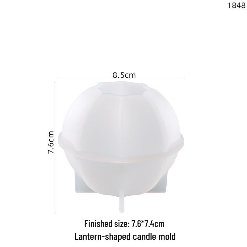 Stampo in Silicone Fai da Te Papavero per Resina Epossidica Cristallina: Cilindro, Sfera, Lanterna, Supporto Espositore per Candele a Pois.