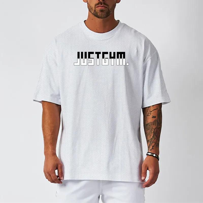 Do The Work  Summer New Arrival Mens Running Basketball Quick-drying Mesh Gym Sports Workout Oversized Short Sleeve T-shirt