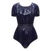 S-3XL Dames Lekvrij Eendelig Bodysuit Waterdichte Luierbroekje Korte Mouw Knopen in het Kruis Elastische Taille voor Zwemmen Adaptieve Kleding