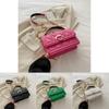 Stylish 2024 Pu Leather Shoulder Bag Trendy Korean Fashion Small Square Bag For Women