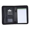 Portofoliu de Afaceri Profesional Portabil, Folder Padfolio, Organizator Documente, A5, Piele PU, Închidere cu Fermoar cu