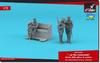 Armory WW1 British Dennis 3 Ton Truck Crew 3 Figures 3D Printer Kit AMRF7225 1/72 (for Armory) (People)