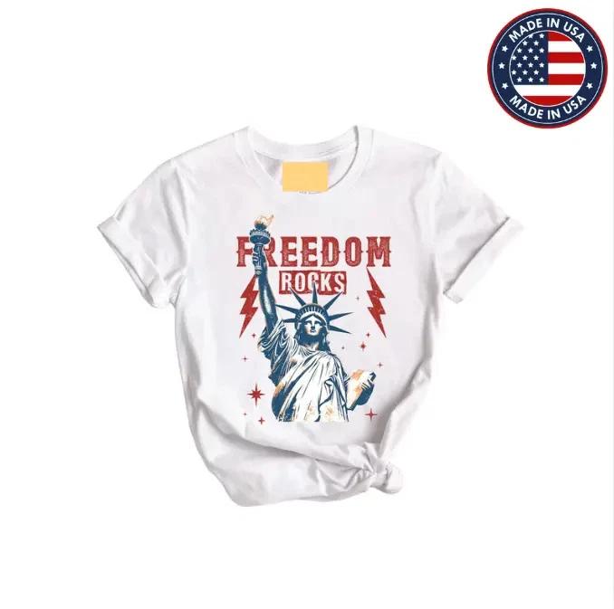 Freedom Rocks  Shirt, 4th Of July  Shirt, Freedom  Shirt, Independence Day Gift XL