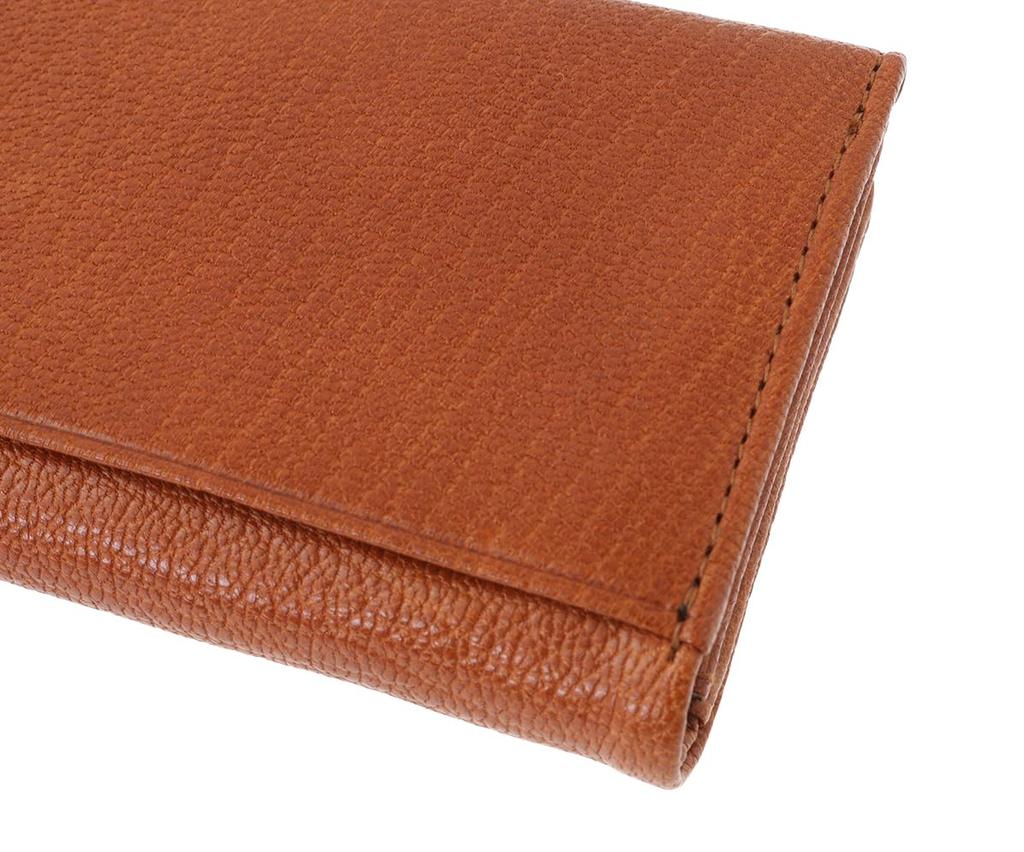 Genten Goat Basic Business Card Holder Brown 44356-50,