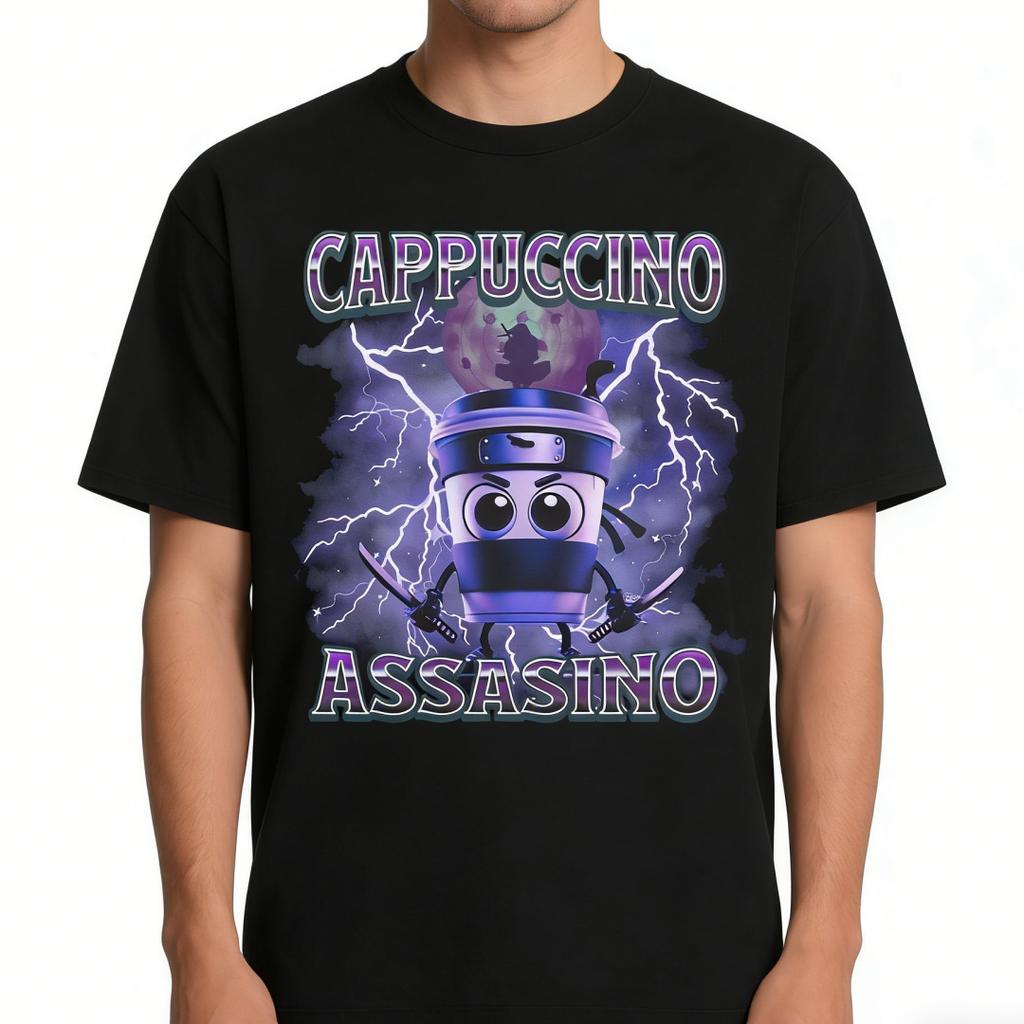 Funny Tung Tung Sahur Tshirt 3D Printed Short Sleeve Tops Summer Casual Crew Neck T Shirts Boys Tees Trend Cool Unisex Clothes