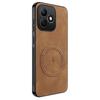 Honor 600 Lite Nappa Leather Lens Protective Magsafe Case