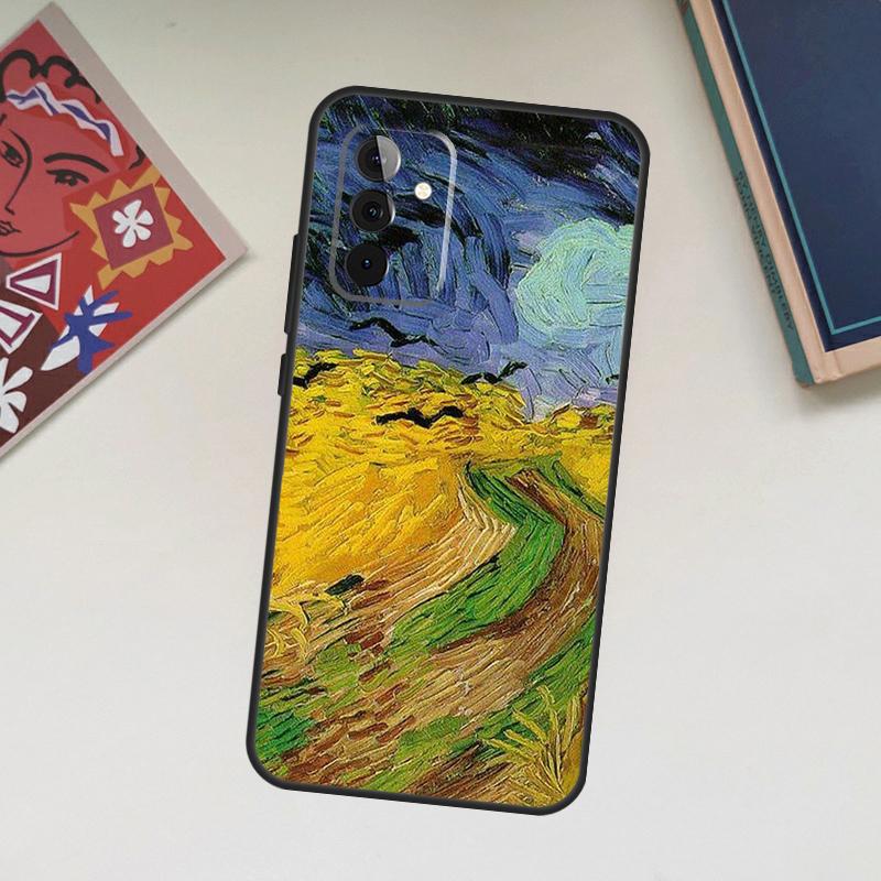 Van Gogh Starry Night Case For Samsung Galaxy A15 A25 A14 A34 A54 A12 A22 A32 A52 S A51 A71 A13 A23 A33 A53 Cover