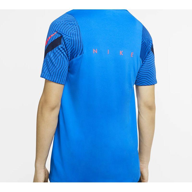Nike Dri-Fit Strike Quick-Dry Short-Sleeve Soccer T-Shirt Men Tops Blue CD0571-427