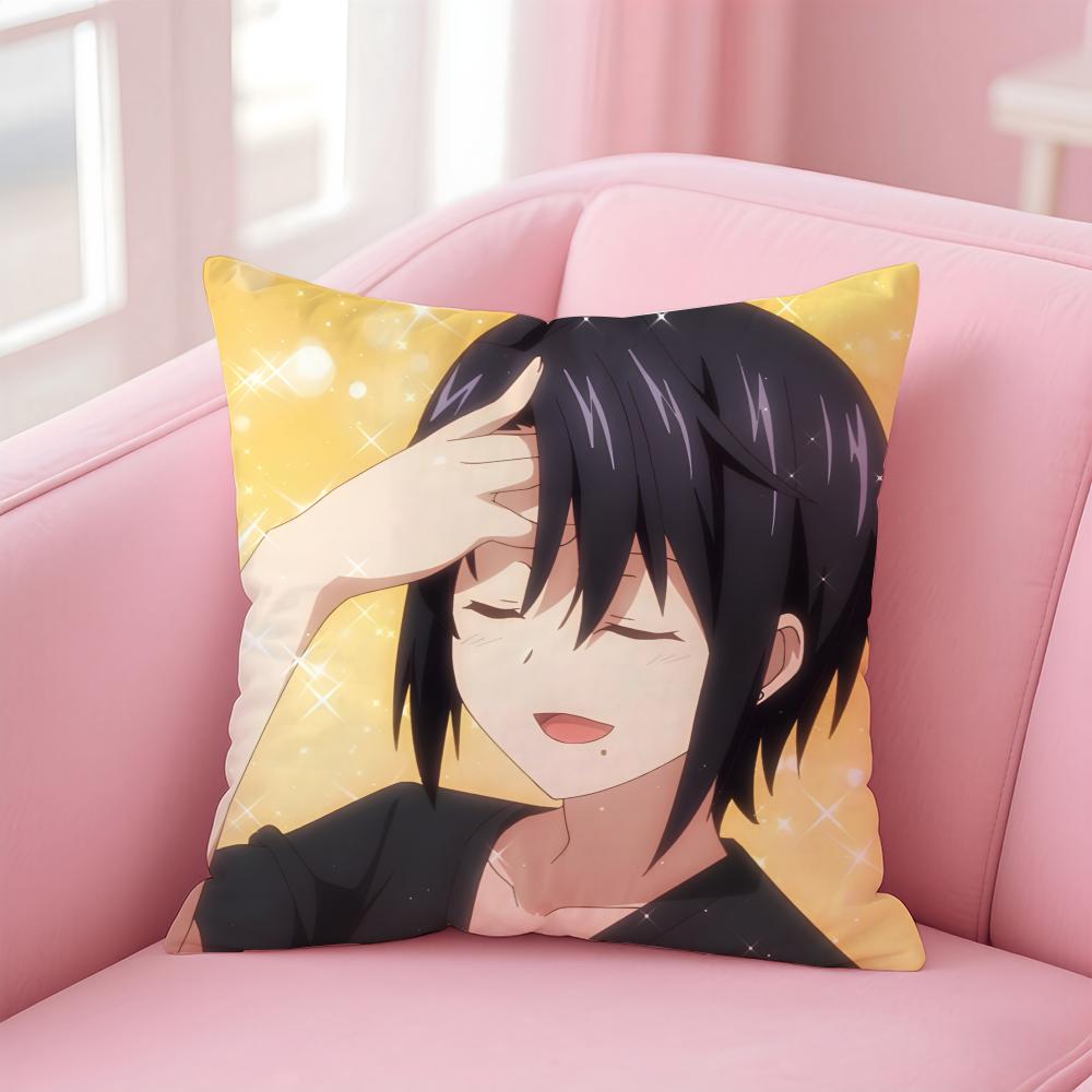 Ninja To Koroshiya No FutariGurashi Cushion Cover Comfortable Reversible Pillow Cover Ideal For Car Sofa Bedroom & Beyond