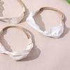 Delicate Embroidered Infant Headband White Lace Design Comfortable Hair Decoration for Photography Parties Daily Use