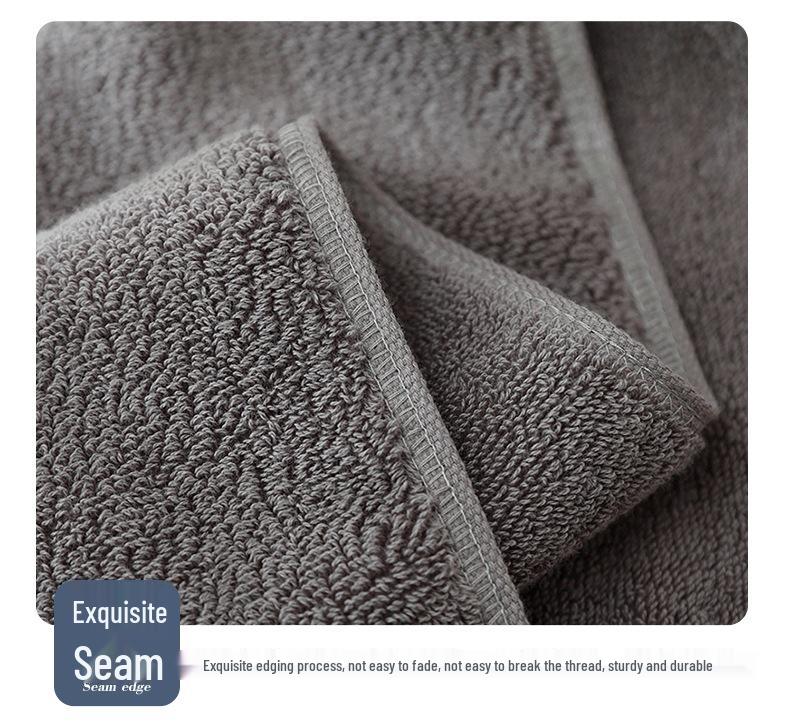 Grade A Pure Cotton Towels - Soft, Thick, and Absorbent Face Towels in Plain Colors