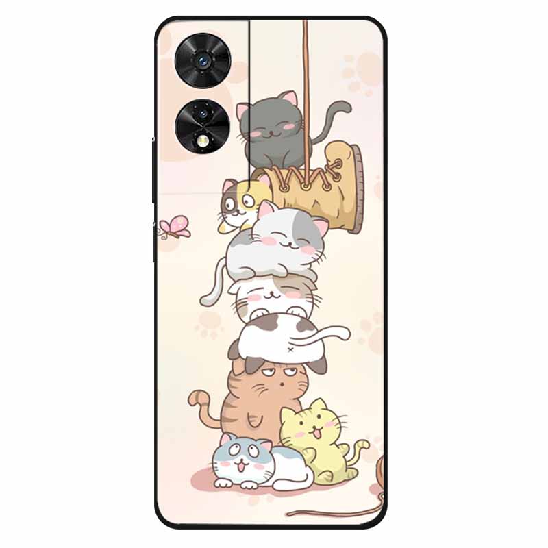 For TCL 505 Case Silicone Fashion Protective TPU Soft Funda for TCL 505 Phone Cover Animal Bumper for TCL505 Coque Shell Cute