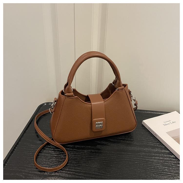 Casual Solid Color Women's Crossbody Bag - New Fashion Versatile Color Block Handbag