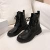 Divat 2025 Új Csizmák Női Fűzős Cipők Nőknek Meleg Platform Cipzáras Bokacsizmák Puha Női Cipők Téli Csizmák Divat Botas Mujer
