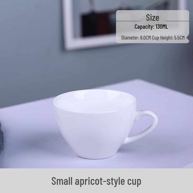 Europejski Luksusowy Zestaw Ceramicznych Filiżanek do Kawy ze Złotym Brzegiem