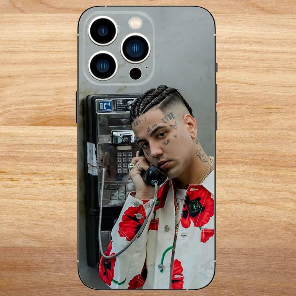 Duki Rapper Phone Case For iPhone15,14,13,12,11,Pro,Max,Plus,Mini,X,XS,XR,8,7,6,S,Plus,SE Soft Black Case