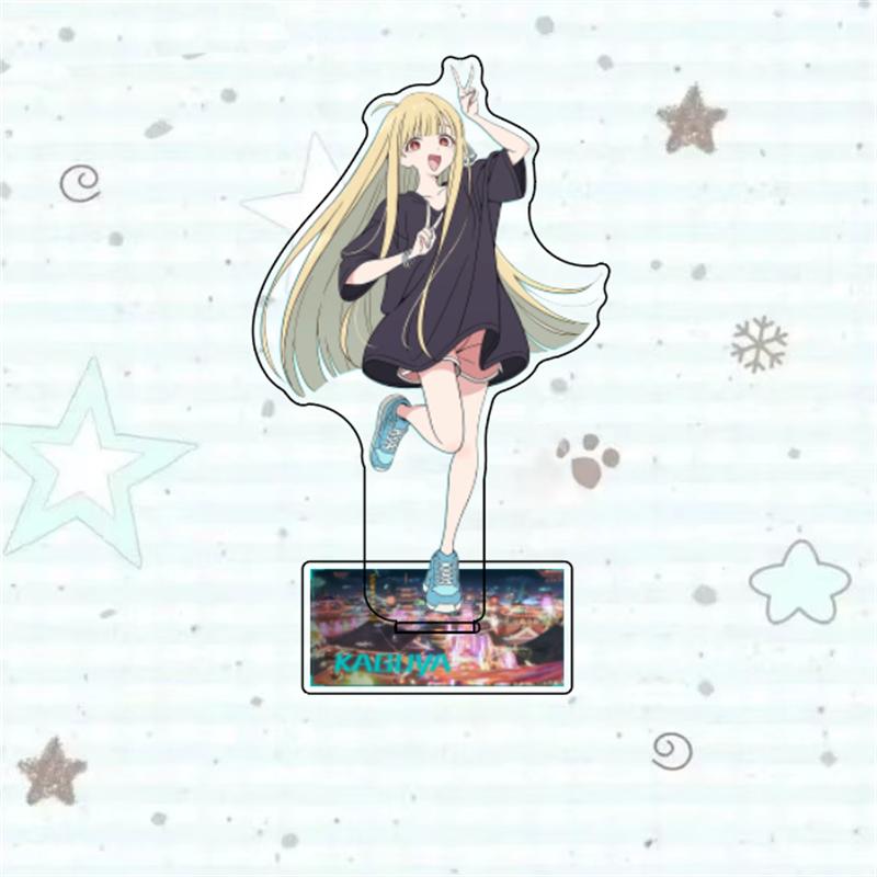 

New Anime Cosmic Princess Kaguya! 15cm Acrylic Stand Kaguya/Iroha/Yachiyo Clear Transparent Figure Key Chains Gift for Fans