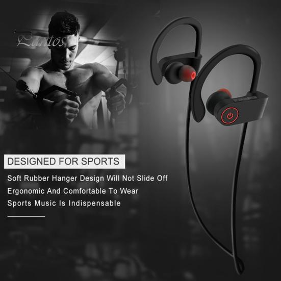 Wireless Sports Earbuds Waterproof Noise Cancelling HiFi Sound Ear Hook Bluetooth-compatible 5.0 Earphone