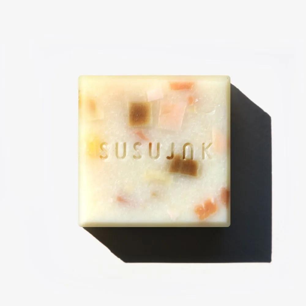 SUSUJAK Handmade Natural Soap Job's Tears Soap 100g / Shower, Face Wash, Cleansing, Exfoliation