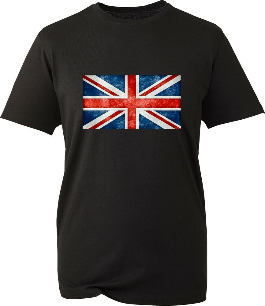 Tričko s vlajkou Spojeného království Hrdý britský občan Velká Británie UK Milovník Tričko Top