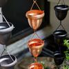 Alloy Copper Aluminum Acorn Rain Chain Outdoor Garden Rainwater Tool Management