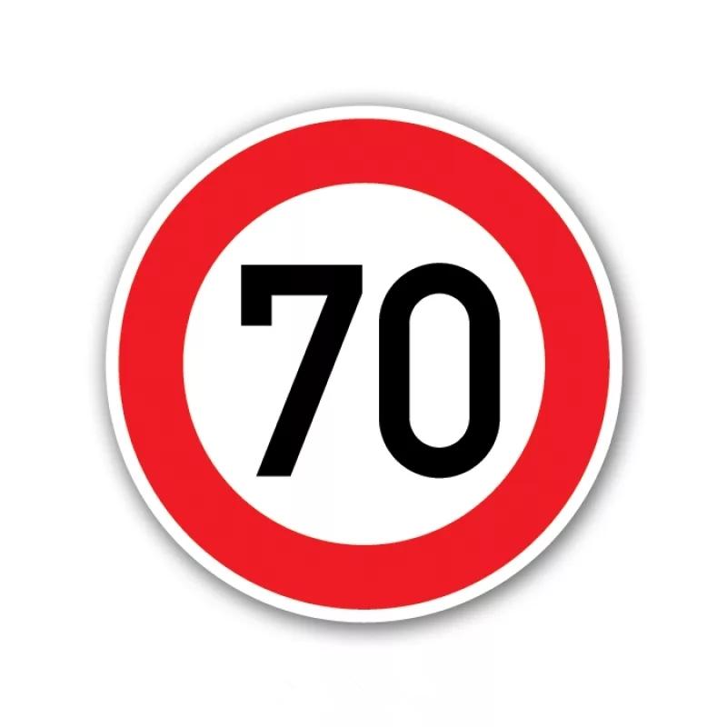 

Самоклеящаяся наклейка ограничение скорости наклейки, 70 км в час автомобильная наклейка водонепроницаемый авто декор