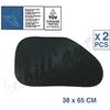 Pare-soleil Latéral - SUN BLOCK - Profilé 3 Couches - 38x65cm - Fixation Par Ventouses - 2pcs