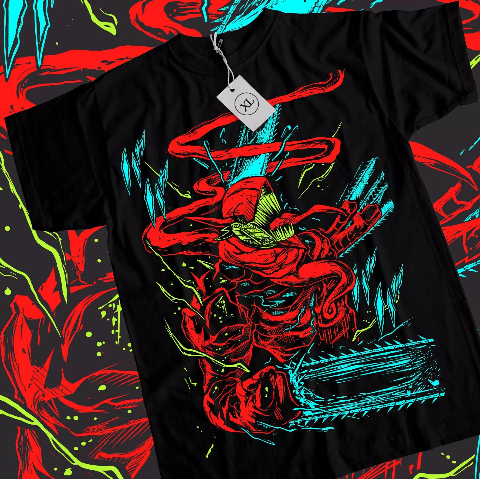 

Футболка Pochita Chainsaw Man Денджи и Макима CSM Мужская и Женская Манга Все Размеры M