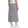 Adidas Fustl W P Skirt Solid Color Fashion Soft Comfortable Casual Long Skirt Women Skirts Gray JM6215