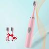 1pc White/Pink Electric Toothbrush Adult Model Soft Bristle Electric Toothbrush Battery Model Family Set Electric Toothbrush