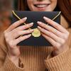 10Pcs A7 Black Envelopes with 10Pcs Golden Stickers for Wedding Birthday Party Invitation Paper Envelopes