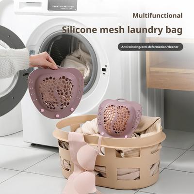 Silikonový sáček na praní podprsenky Antideformovaný sáček na spodní prádlo, který se nezamotá
