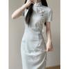 Cheongsam New New Chinese-style Improved Girl Dress Temperament High-end High-end Summer Daily Dress