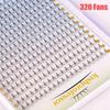 Premade Fans Lash Extensions Sharp Narrow Base Thin Pointy Stem 5D 6D 8D 10D 12D 14D 30D 40D Super Fans Premade Ready Fan Lashes