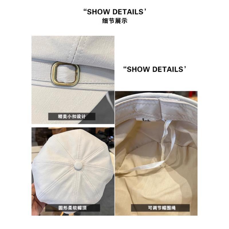 Women S Fashion Octagonal Hat Spring Summer Autumn Casual Large Size Painter Hat