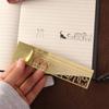 Precision Cat Template Ruler Double-Sided Metal Bookmark Cat Pattern Ruler  Diary Hand Account