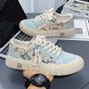 Low top canvas men's shoes 2025 new casual non-slip board shoes soft sole student sports linen breathable fashion shoes