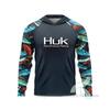 Mens UPF 50 Quick-Dry Fishing Shirt With Hood Long Sleeve Breathable Outdoor T-Shirt Angling Wear