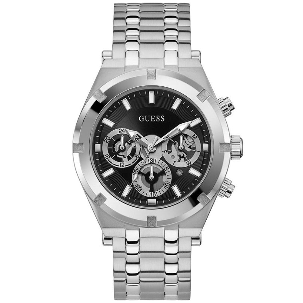 Guess GW0260G1 vīriešu pulkstenis 44mm sudrabs